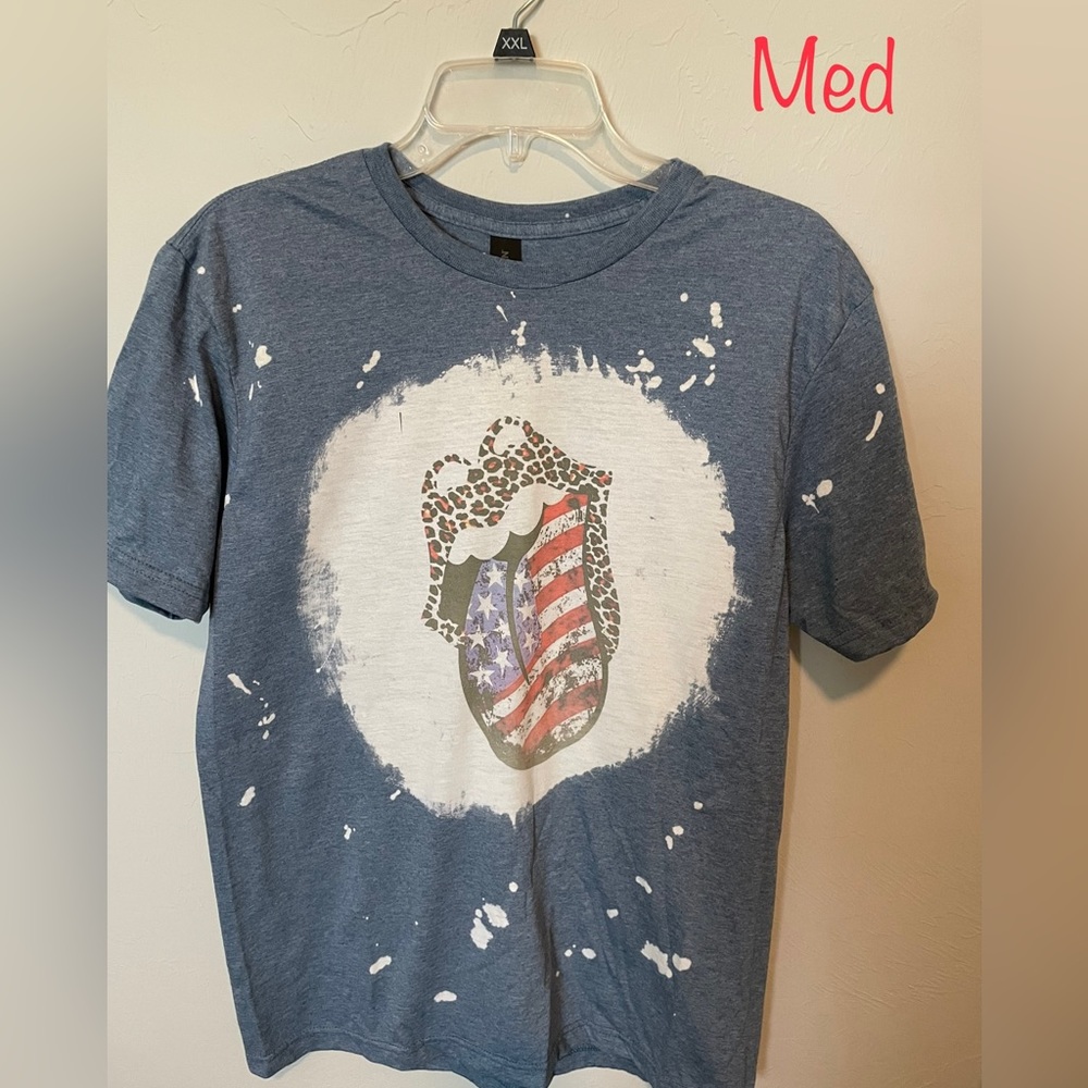 Kiss Lips with American flag
